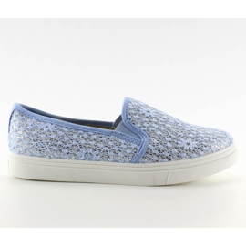 Blonde slip-on pasteller XIN07P Lyseblå