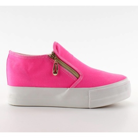 Kileslip-on med lynlås NG620 Pink lyserød