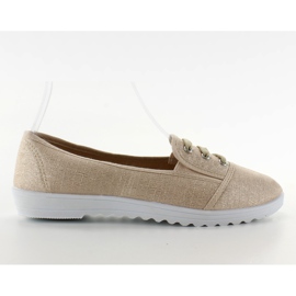 Dejlige snøre sneakers Qf05P brun
