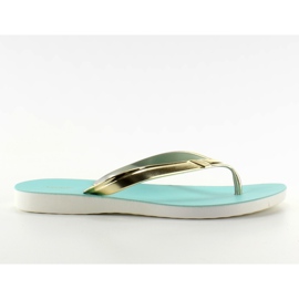 Flip-flops flip-flops guldbælte PT79 L.BLUE blå hvid