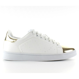 Sneakers med metalliske tæer YP-01 Gold hvid gul