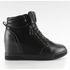 Sneakers med lynlås R13 Sort