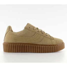 Suede creepers 8149 Beige