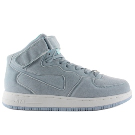 Suede high-top sportssko B777 Blå