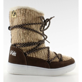 Børnens eskimo sne-støvler Beige