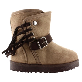 Emuski til børn med Frędzlami K1647404 Taupe beige