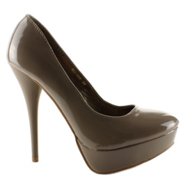 Pumper lakeret MJ1066-LAK khaki