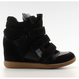 Suede sneakers 6040 Black sort