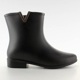 Elegante kvinders wellies D33 sort