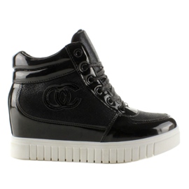 Chanelki NB83P Sorte sneakers