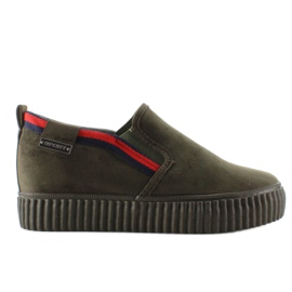 Creepersy Slipony Stripes 2018-47 Sort Gren grøn