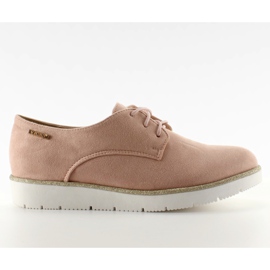 Moccasins på sportssålen 7127 Pink lyserød
