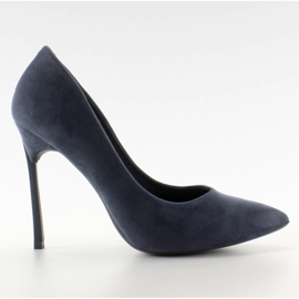 Elegante pumps på den originale 5051 Navy hæl marine blå