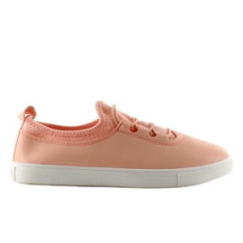Bløde sneakers med 8-10 Pink elastikker lyserød