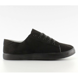 Dame sneakers stof B779 Sort