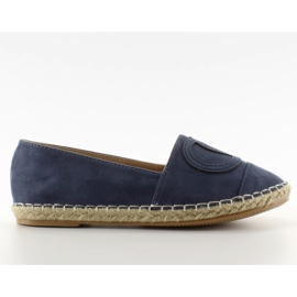 Chanel espadrilles T272P blå marine blå