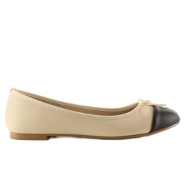 Skønne ballerinaer med hjerte 9018 Beige