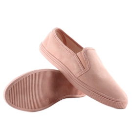 Bløde sneakers slip-on JX40P pink lyserød