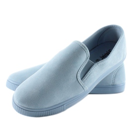 Bløde slip-on sneakers JX40P L. Blå