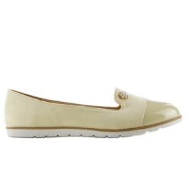Pastel loafers lordsy 7111 gul