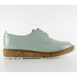 Loafers med læderinteriør 7153 Blå