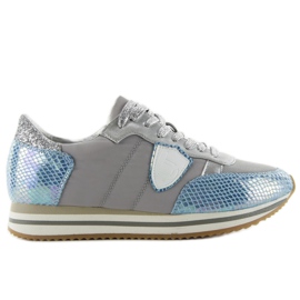 Snake story JT32 grå sneakers