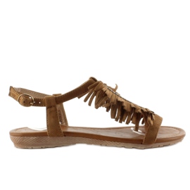 Sandaler i indisk stil k1626301 kamel brun