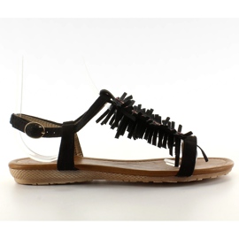 Sandaler i indisk stil k1626301 negro sort