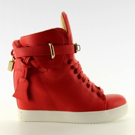Sneakers med hængelås 6059 rød
