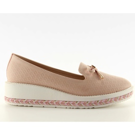 Lords espadrilles 6084 Pink lyserød