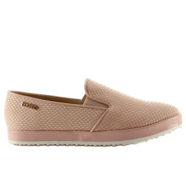 Slipony slange mat 8183 Pink lyserød