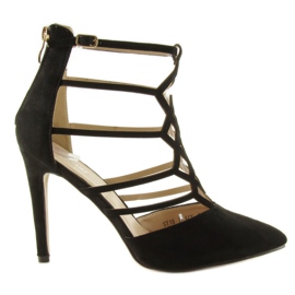 Sensuelle pumps på SY18 sort hæl
