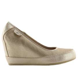 Kilepumper i sporty stil 6089 gul
