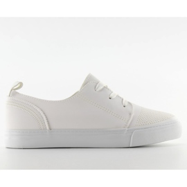 Sneakers med tykke såler A-109 hvid