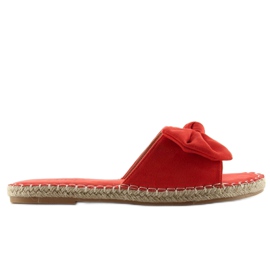 Espadriller med sløjfe LL-66 orange