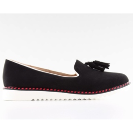 Lordsy loafers med trim 9014 Sort