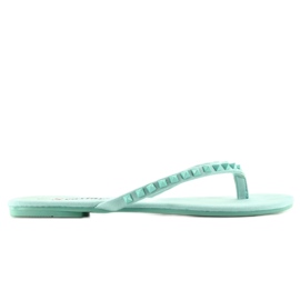 Flip-flops med DD26 blå pyramide nitter