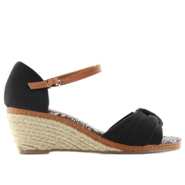 Espadrilles 883-31 sorte sandaler