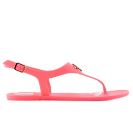 Meliski KM101 orange flip-flops lyserød