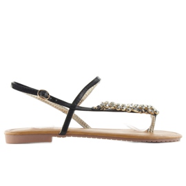 Elegante sandaler med jh33 sorte sten