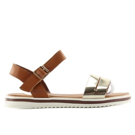 Sandaler med ankel lukning 7L151 brun