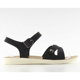 Behagelige kvinders sandaler 761 sort
