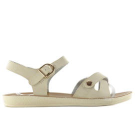 Komfortable damesandaler 761 beige
