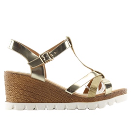 Kilesandaler FD-76 guld gylden