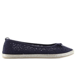 Vidunderlige blonde ballerinaer JX33 Navy marine blå