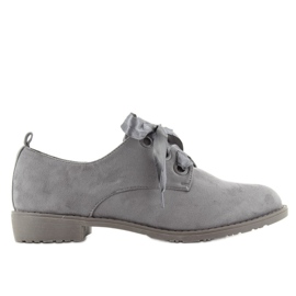Loafers med snøre LL-86 Grå