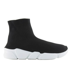 NB122p sorte strømpe sportssko