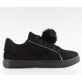 K-90 Sort kvast sneakers grå