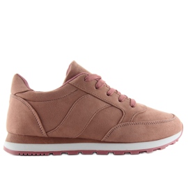 BL111 pink ruskind sportssko lyserød