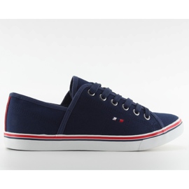 Canvas sko km1507-2 Navy marine blå